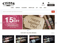 Tablet Screenshot of cigarsdirect.com